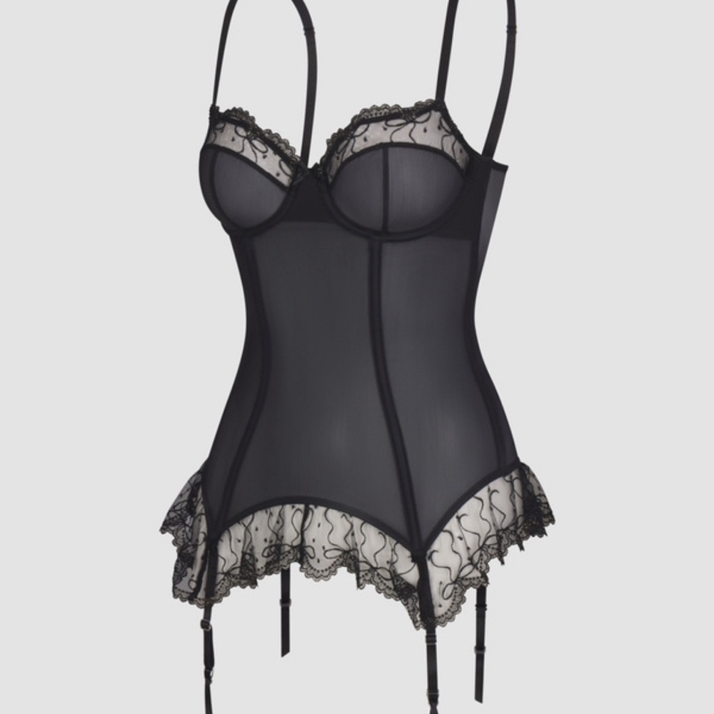 Savage X Fenty Black Lace Chemise